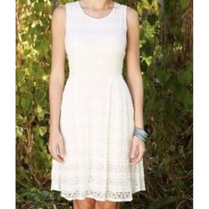 Matilda Jane Womens Size 8 White Hello Lovely Sweet Smiley shabby New